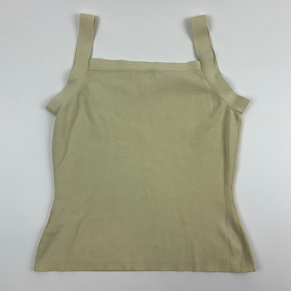 Classiques Entier Womens Tank Top Yellow Petite M - Picture 7 of 7
